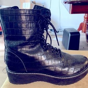 BP Taylor Block Heel Combat Boot